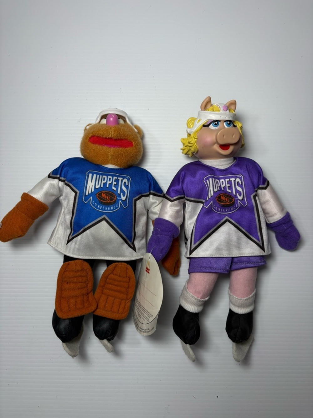 Muppets Plush Pair - Blue & Purple Hockey Jerseys